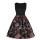 Fashion Sleeveless Ladies Flower Lovely Dress With Belt